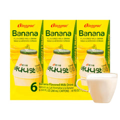 Binggrae Banana Flavor Milk - 6 Pack - Asian Needs