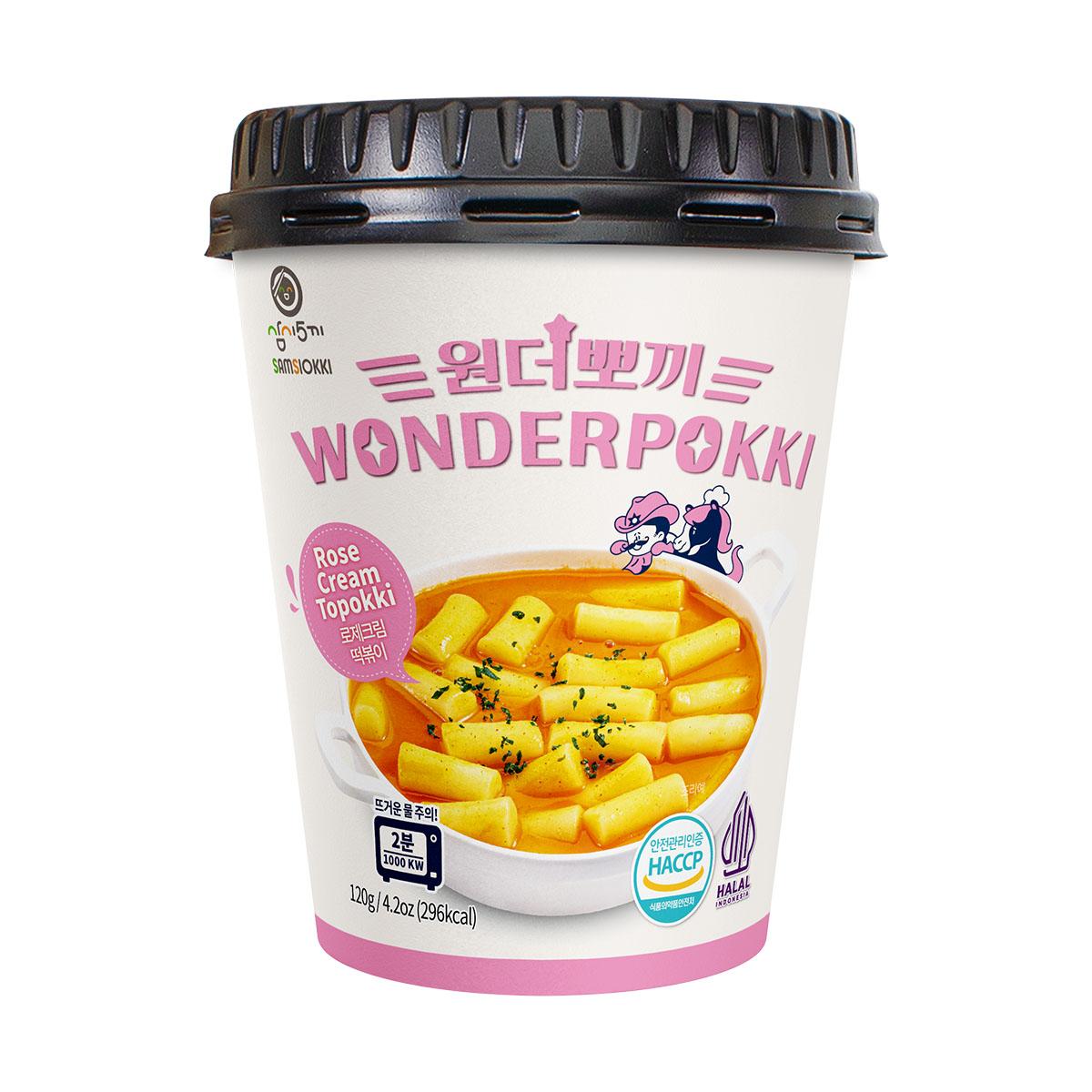 Samsiokki Instant Topokki Rose Wonderpokki Cup - Asian Needs