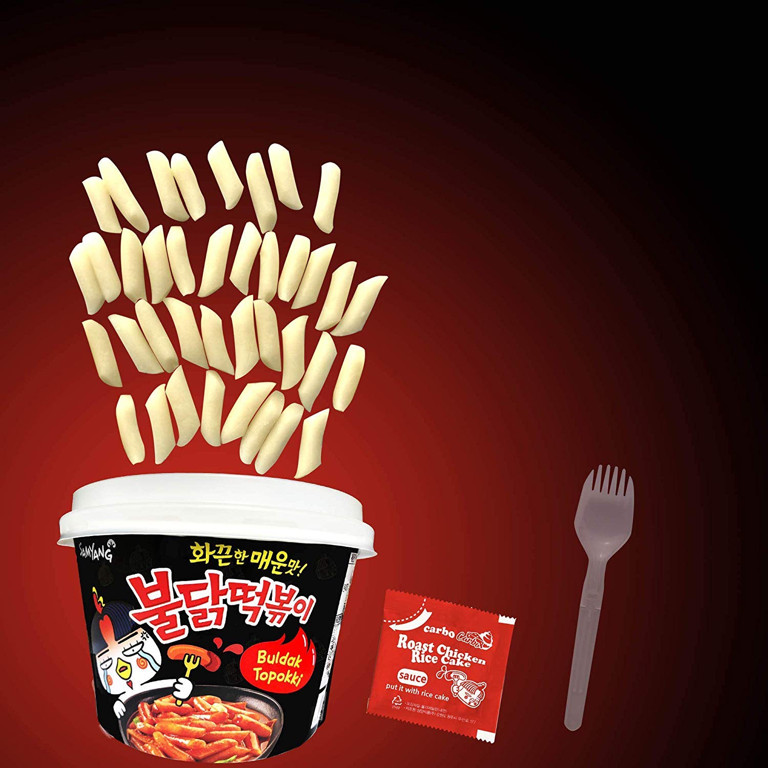 Samyang Buldak Korean Hot Chicken Flavor Instant Topokki - Asian Needs