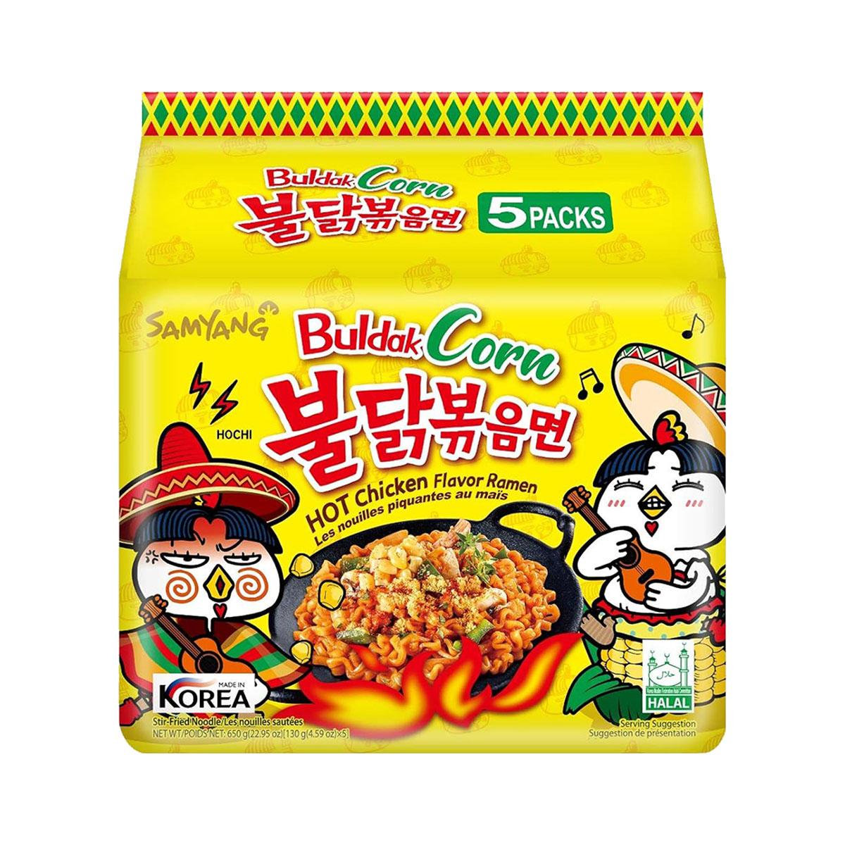 Samyang Buldak Spicy Corn Stir - Fried Ramen - Asian Needs