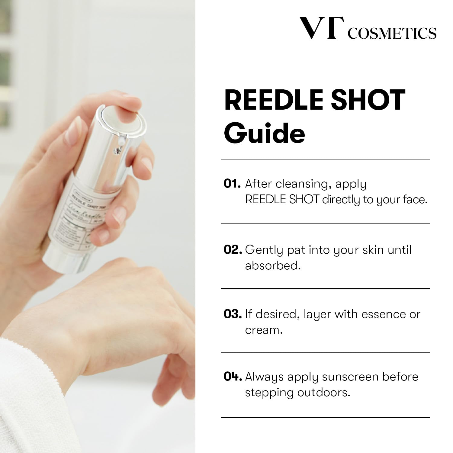 VT COSMETICS CICA Reedle Shot 100 Essence - 50ml - Asian Needs