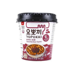 Yopokki Korean Instant Tteokbokki Rice Cake Sweet Red Bean Flavor - Asian Needs